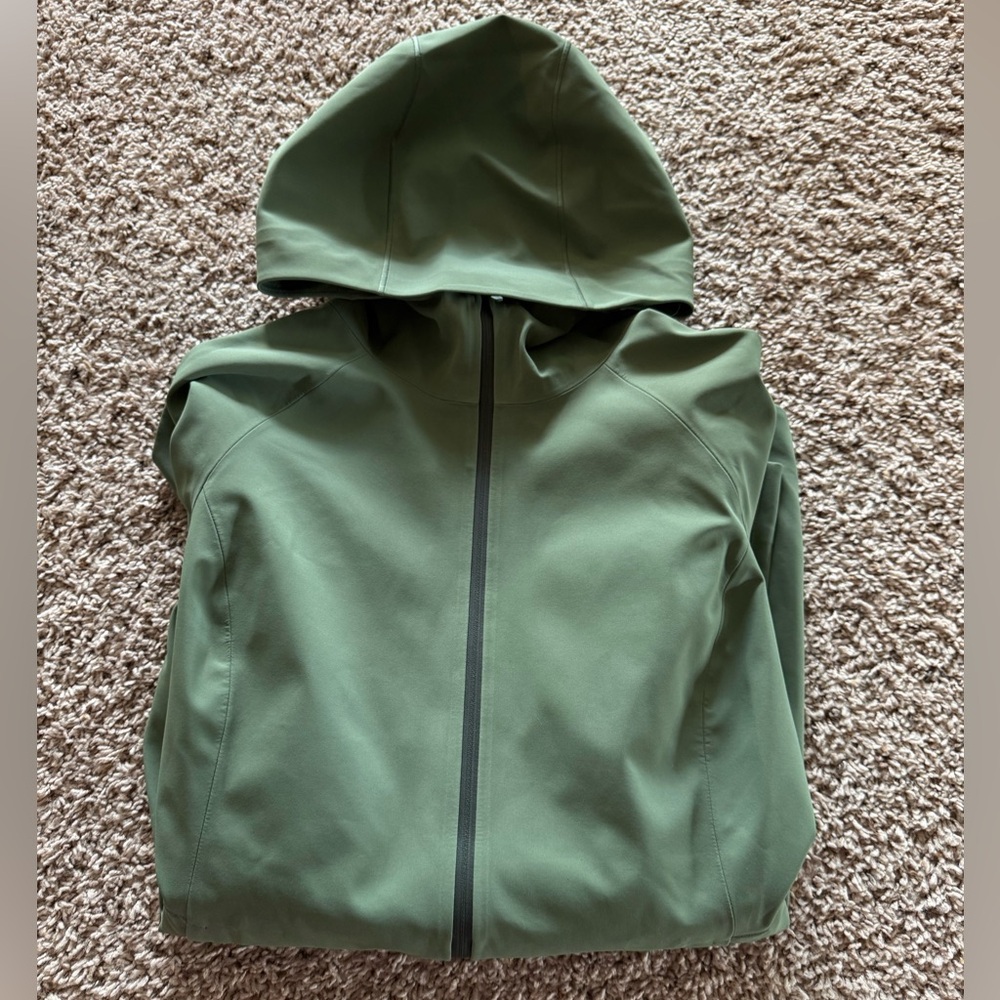 Lululemon Green Rain Jacket